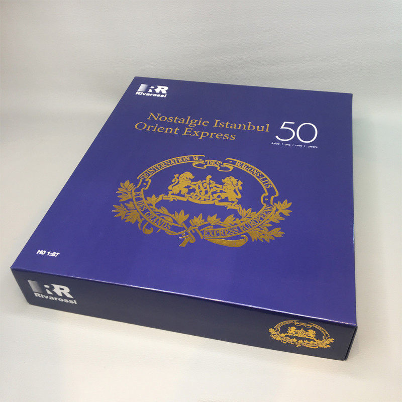 Coffret de 6 voitures "50 ans du Nostalgie Istanbul Orient Express", 1976, Intraflug, CIWL, Ep. IV, RIVAROSSI HR4423, HO 1/87