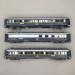 Coffret de 6 voitures "50 ans du Nostalgie Istanbul Orient Express", 1976, Intraflug, CIWL, Ep. IV, RIVAROSSI HR4423, HO 1/87