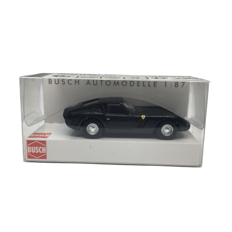 Ferrari 250 GTO, noir, 1962 - BUSCH 42619 - HO 1/87