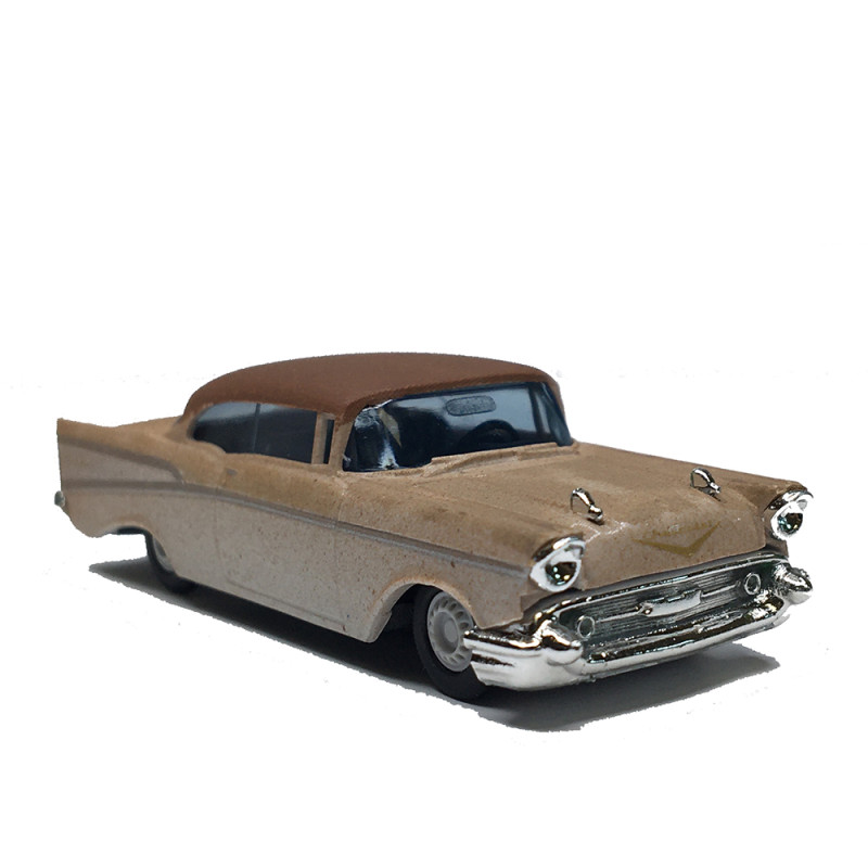 Chevrolet Bel Air, rouillée, 1957 - BUSCH 45061 - HO 1/87