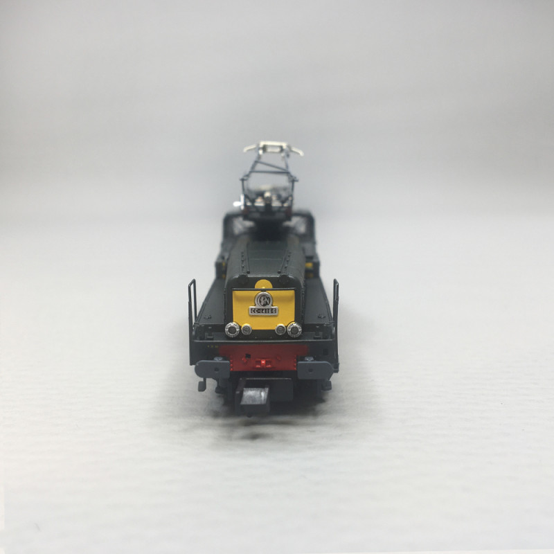 Locomotive électrique CC 14166, verte et jaune, SNCF, Ep. IV, ARNOLD HN2582 S, N 1/160 - DCC SON