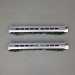 Coffret de 2 voitures Amfleet II Coach, Amtrak Phase III, KATO 106-6293, N 1/160