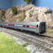 Coffret de 2 voitures Amfleet II, bagages et voiture-lounge, Amtrak Phase III, KATO 106-6294, N 1/160