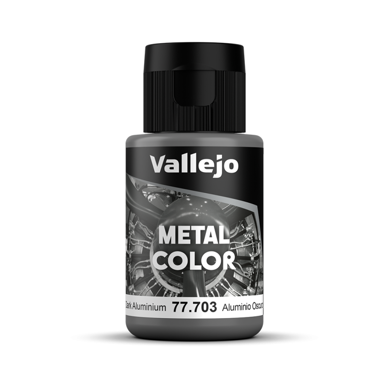 Aluminium foncé - 32 ml Metal Color - VALLEJO 77.703