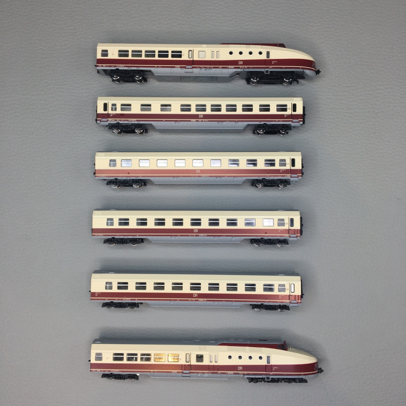 Autorail BR 175, 6 éléments, "E. Thälmann", DR, Ep. IV, KATO 10-746-1, N 1/160 - DCC SON