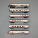 Autorail BR 175, 6 éléments, "E. Thälmann", DR, Ep. IV, KATO 10-746-1, N 1/160 - DCC SON
