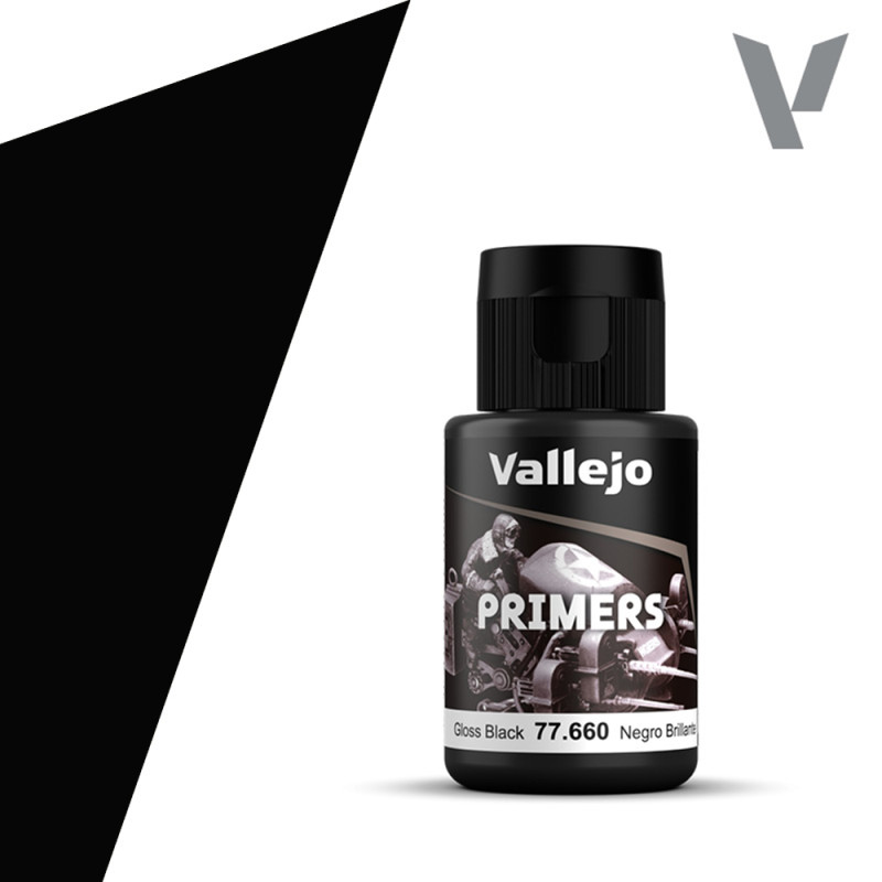 Base Noir Brillant - 32ml Primers - VALLEJO 77.660