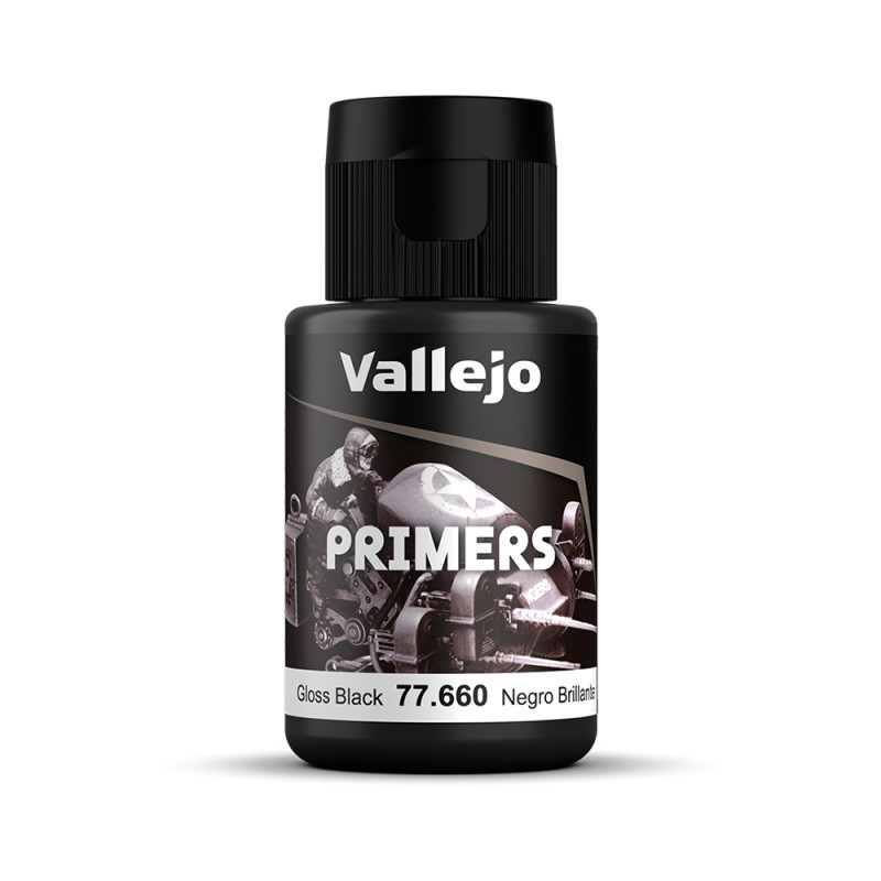 Base Noir Brillant - 32ml Primers - VALLEJO 77.660