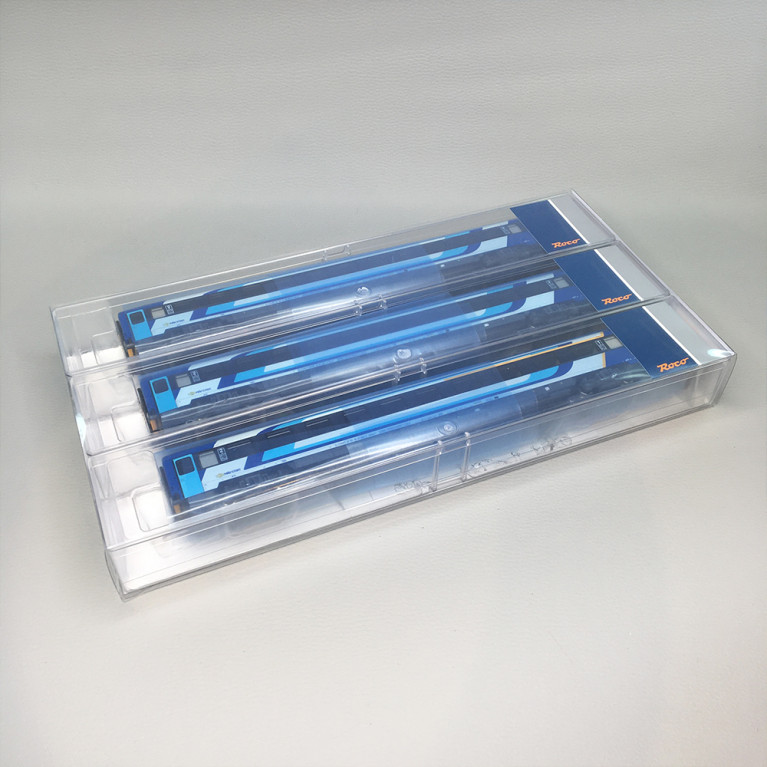 Coffret de 3 voitures Eurofima, ABmz et 2 Bmz, MÁV, Ep. VI, ROCO 6200228, HO 1/87