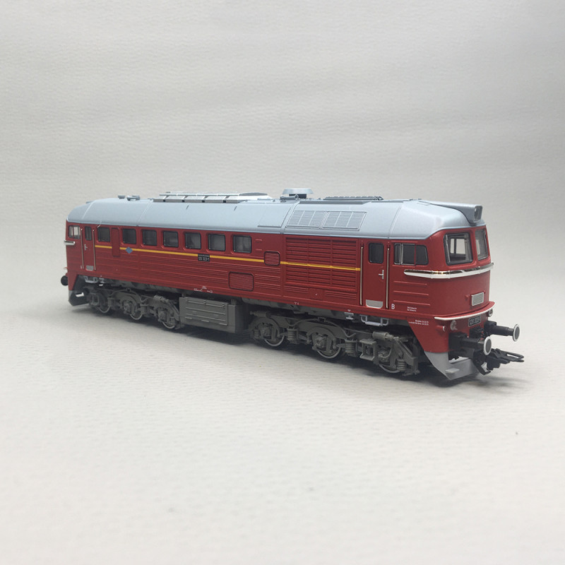 Locomotive diesel série 120, "Taigatrommel", N°120 323, DR, Ep. IV, TRIX 25203, HO 1/87 - DCC SON