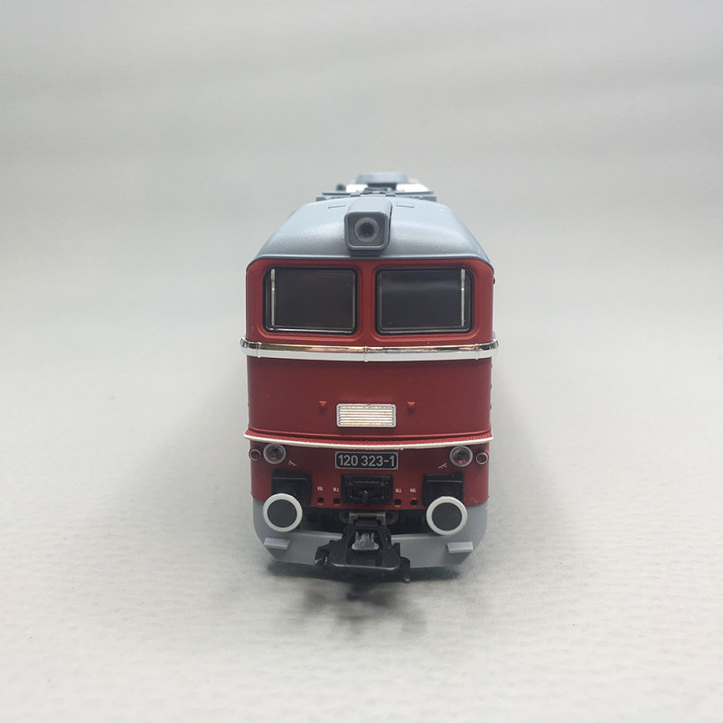 Locomotive diesel série 120, "Taigatrommel", N°120 323, DR, Ep. IV, TRIX 25203, HO 1/87 - DCC SON