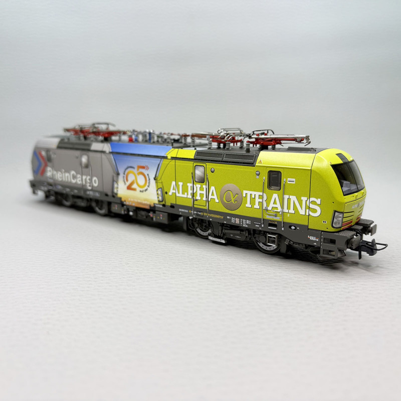 Locomotive électrique Vectron 7193 101-1 Alpha Trains RheinCargo 25 ans, Ep. VI - ROCO 7500185 / 7510185 / 7520185 - HO 1/87