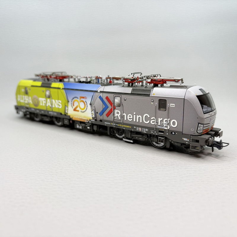 Locomotive électrique Vectron 7193 101-1 Alpha Trains RheinCargo 25 ans, Ep. VI - ROCO 7500185 / 7510185 / 7520185 - HO 1/87