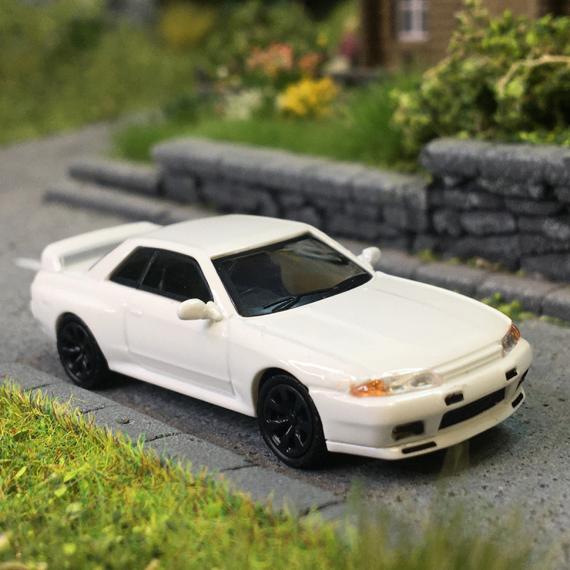 Microcity, Nissan Skyline GTR32, blanc, 1982 - HERPA 87MC000102 - HO 1/87