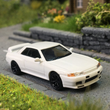 Microcity, Nissan Skyline GTR32, blanc, 1982 - HERPA 87MC000102 - HO 1/87
