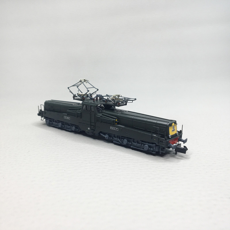 Locomotive électrique CC 14014, verte et jaune, SNCF, Ep. IV, ARNOLD HN2584, N 1/160