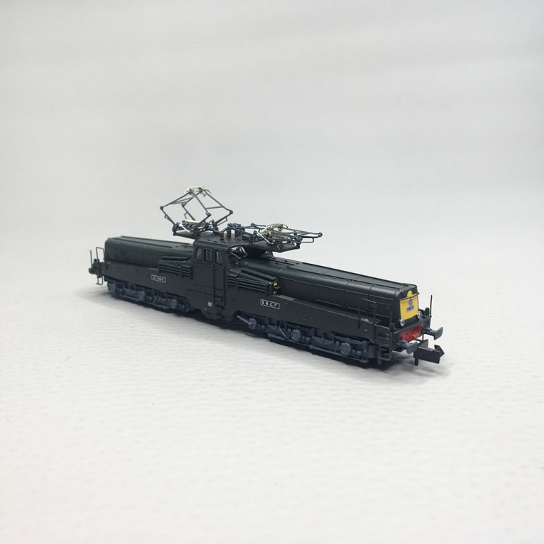 Locomotive électrique CC 14014, verte et jaune, SNCF, Ep. IV, ARNOLD HN2584 S, N 1/160 - DCC SON