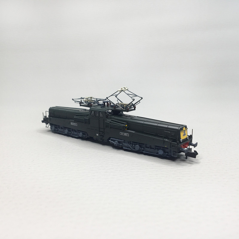 Locomotive électrique CC 14014, verte et jaune, SNCF, Ep. IV, ARNOLD HN2584 S, N 1/160 - DCC SON