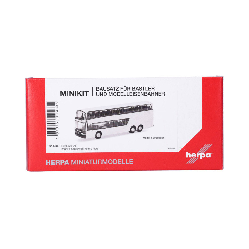 Minikit, Setra 228 DT, blanc - HERPA 014335 - HO 1/87