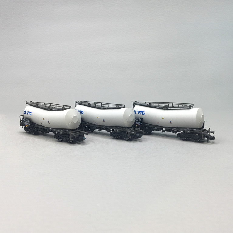 Coffret de 3 wagons à lisier Zacns, VTG, Ep. VI, FLEISCHMANN 6660171, N 1/160