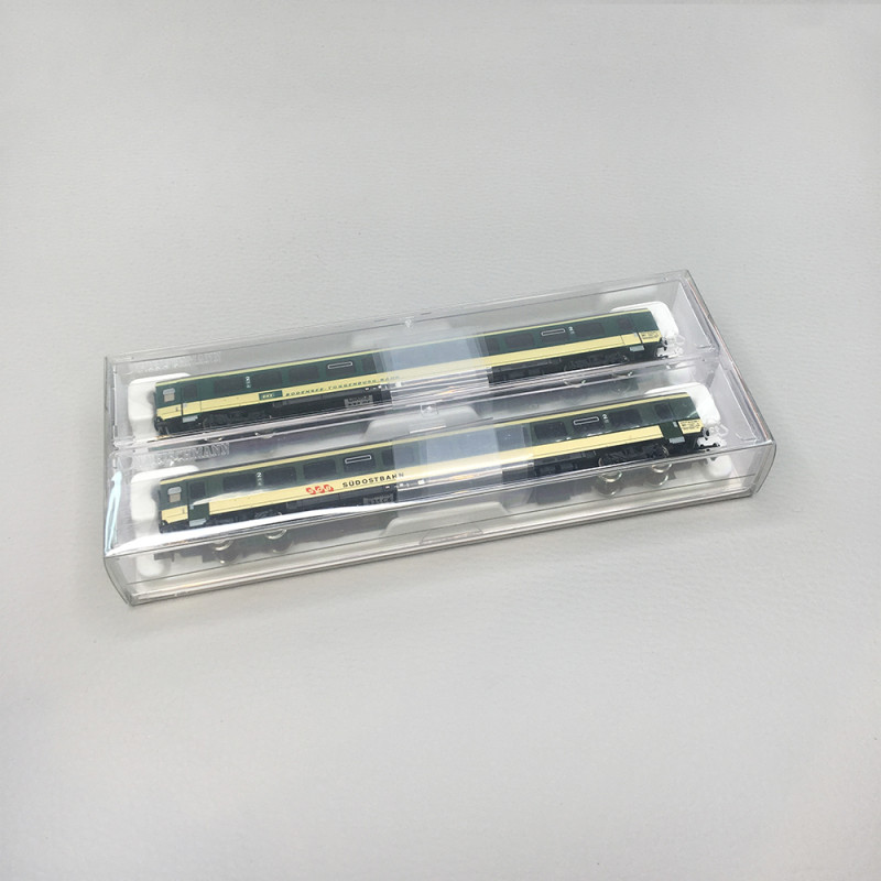 Coffret de 2 voitures "Voralpen-Express", EW-IV type B, SOB, BT, Ep. IV-V, FLEISCHMANN 6260095, N 1/160