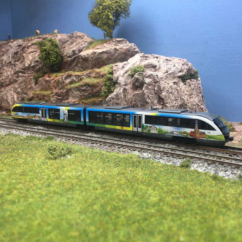 Automotrice diesel 642 039, 1, DB AG, Ep. VI, FLEISCHMANN 7770015, N 1/160 - DCC SON