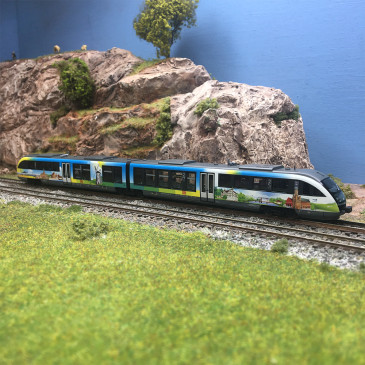 Automotrice diesel 642 039, 1, DB AG, Ep. VI, FLEISCHMANN 7770015, N 1/160 - DCC SON
