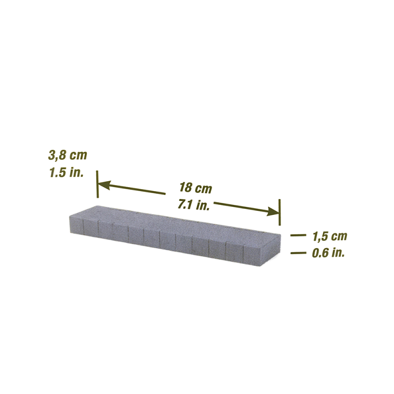 Quai 180 mm-HO 1/87-NOCH 66012