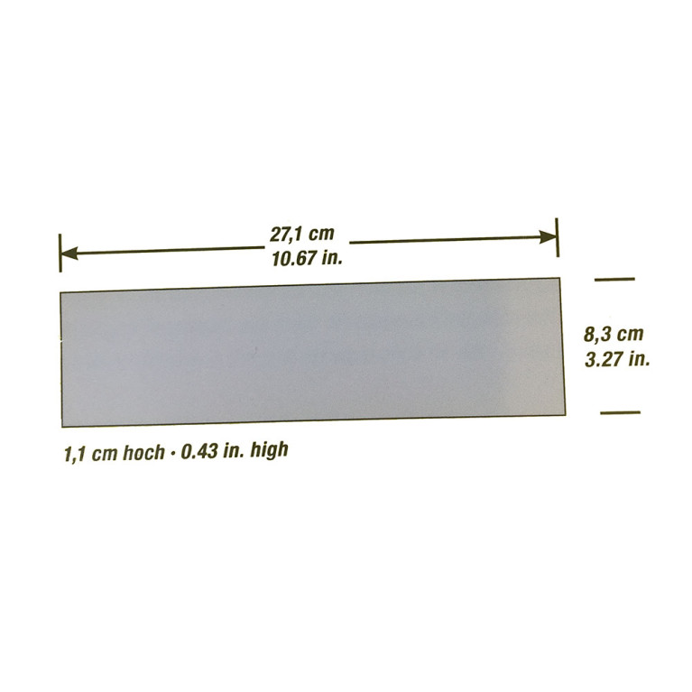 Quai universel en 3 parties - Laser Cut 271 mm - NOCH 66010 - HO 1/87