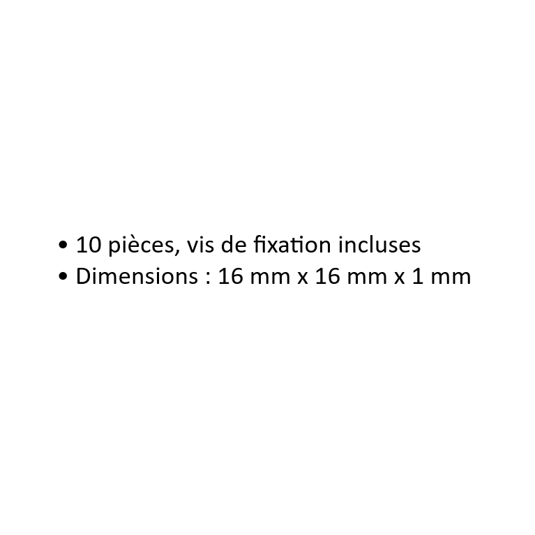 10 Plaques de base easy TRACK, 1 mm - Noch 53900 - HO 1/87