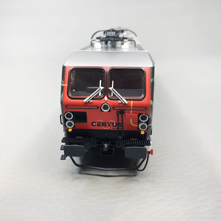Locomotive électrique "Certus", N°2707, face rouge, jaune, SNCB, Ep. VI, LSMODELS 12057, HO 1/87