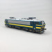 Locomotive électrique HLE 27, N°2737, "Airco Magelan", bleue et jaune, SNCB, Ep. V-VI, LSMODELS 12066S, HO 1/87 - DCC SON