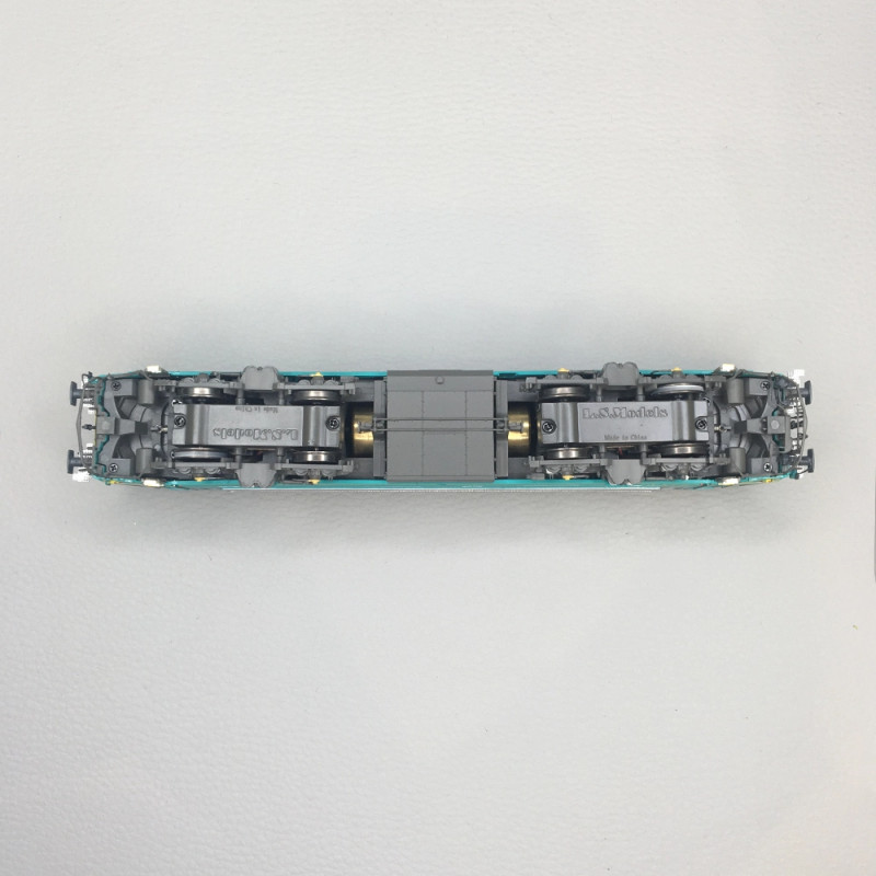 Locomotive électrique "Technorame", N°2109, turquoise, ligne jaune et rouge, 1ère série, SNCB, Ep. VI, LSMODELS 12081, HO 1/87
