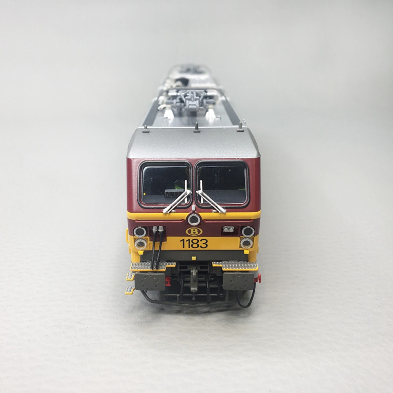 Locomotive électrique, N°1183, rouge et jaune, SNCB, Ep. VI, LSMODELS 12598, HO 1/87