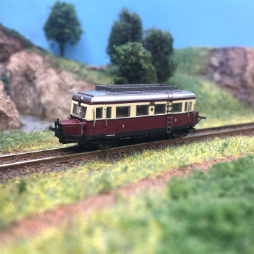 Autorail Wismar VT 135, "nez de cochon", DRG, Ep. II, MARKLIN 88825, Z 1/220