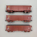 Coffret 3 wagons à toit roulant, type Taems, SNCF, Ep. IV, ROCO 6600285, HO 1/87
