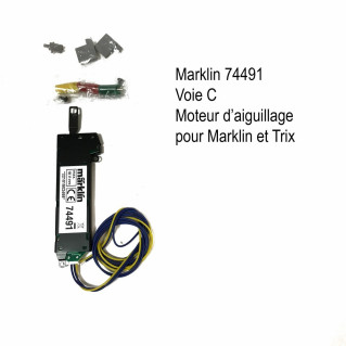 Moteur électrique d'aiguillage pour voie C-HO-1/87-MARKLIN 74491