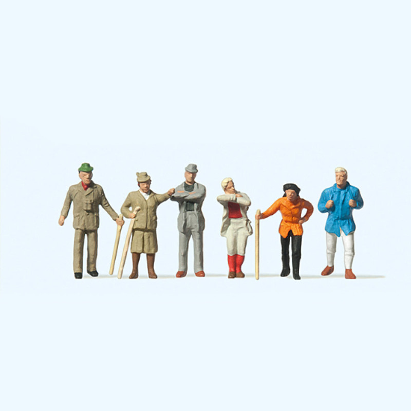 Promeneurs - PREISER 14077 - HO 1/87