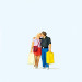 Couple qui s'embrasse - PREISER 28185 - HO 1/87