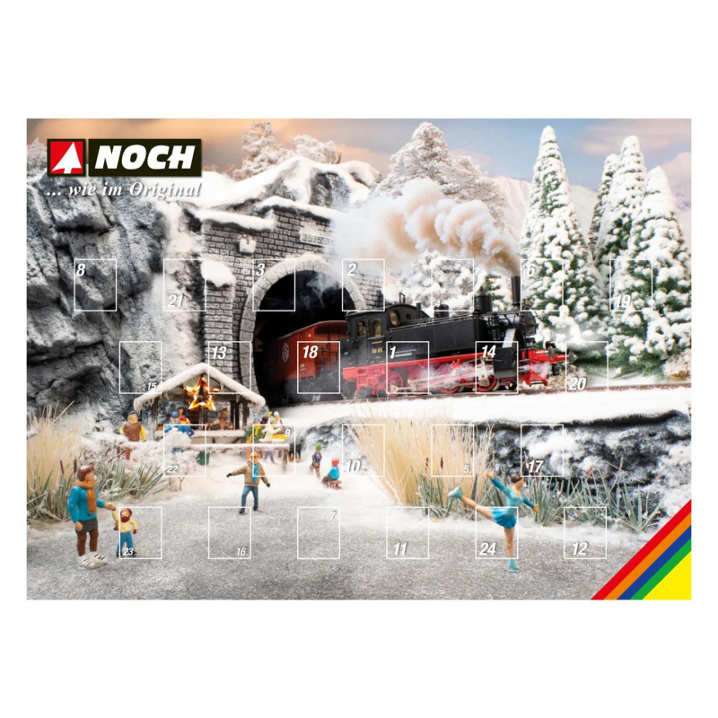 Calendrier de l'Avent figurines - NOCH 15999 - HO 1/87