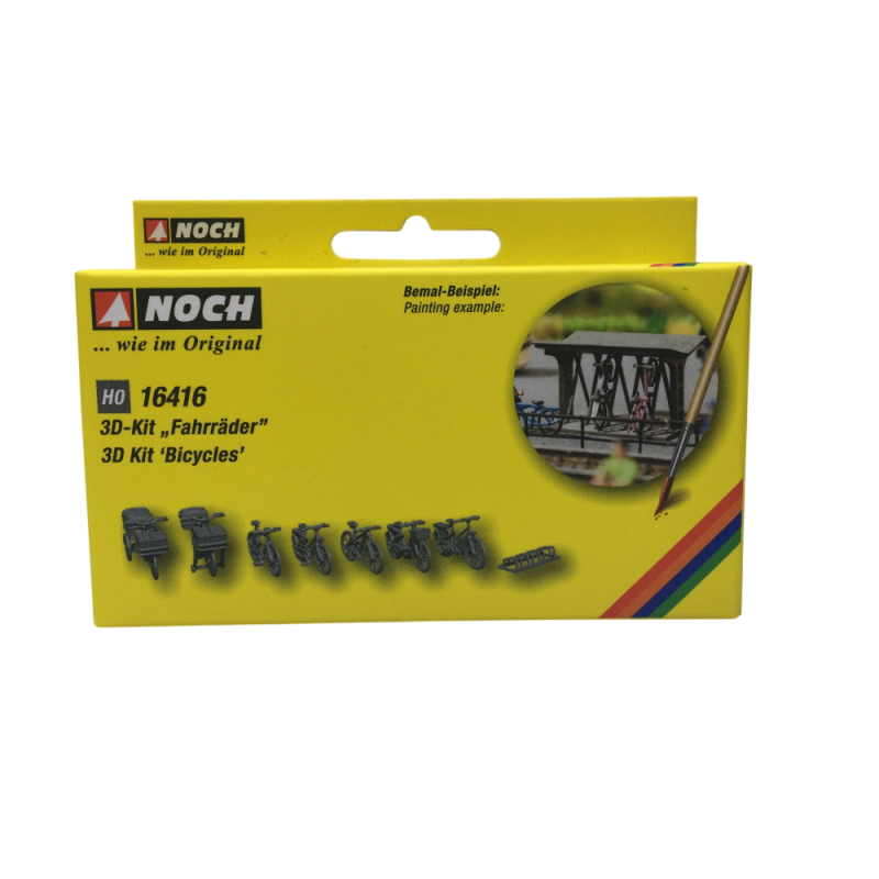 Kit 3D, vélos - NOCH 16416 - HO 1/87