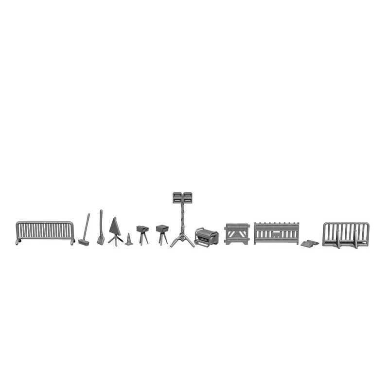 Kit 3D, accessoires de police - NOCH 16418 - HO 1/87