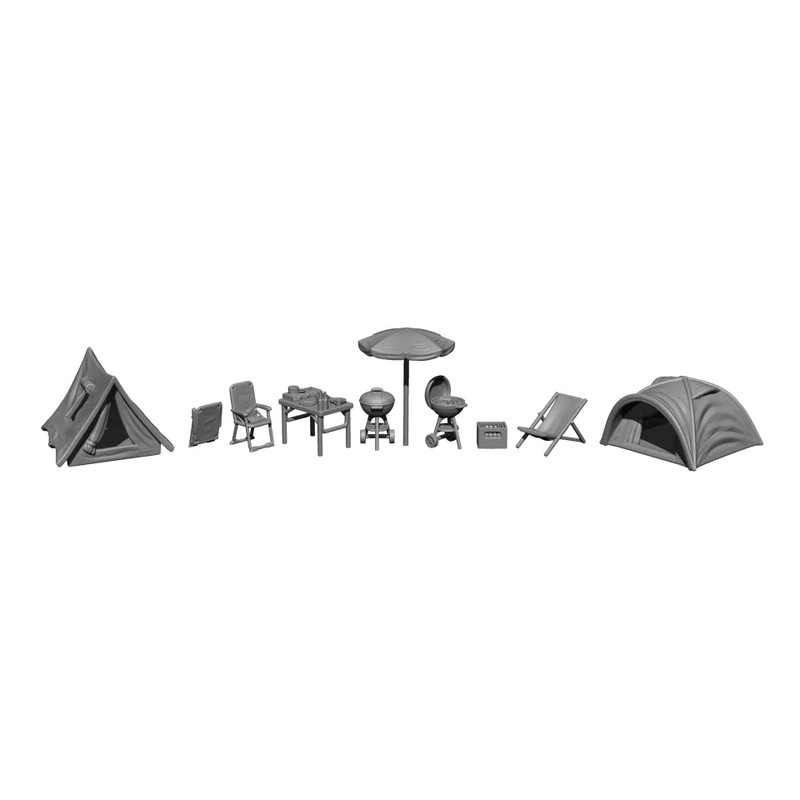 Kit 3D, camping - NOCH 16424 - HO 1/87