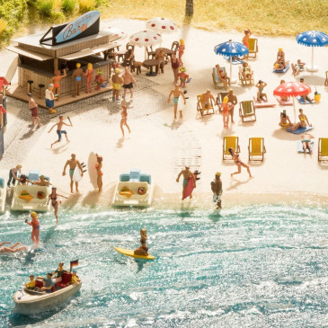 Kit 3D, sur la plage - NOCH 16426 - HO 1/87