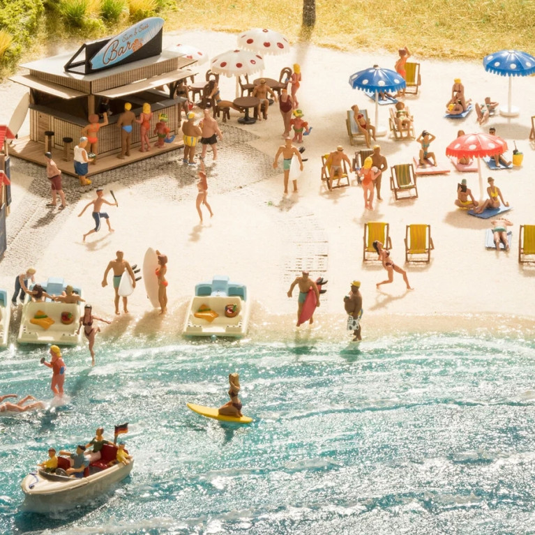 Kit 3D, sur la plage - NOCH 16426 - HO 1/87