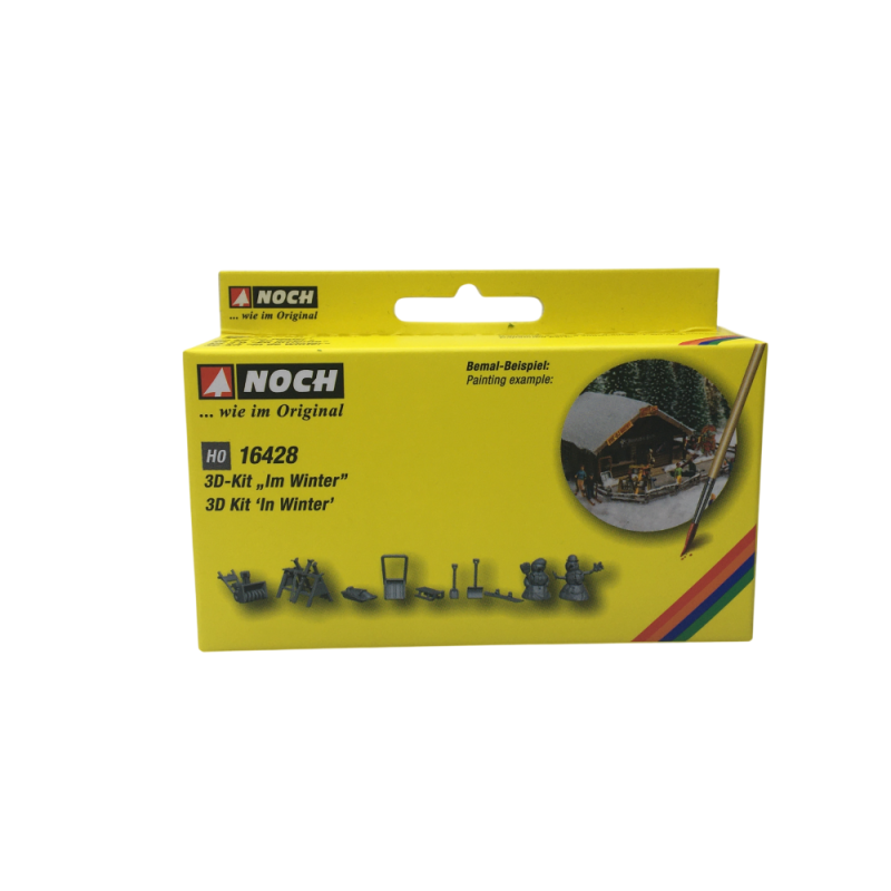 Kit 3D, en hiver - NOCH 16428 - HO 1/87