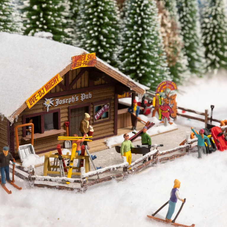 Kit 3D, en hiver - NOCH 16428 - HO 1/87