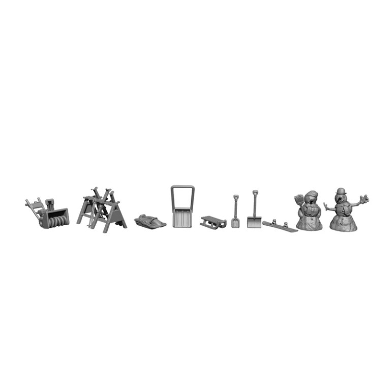 Kit 3D, en hiver - NOCH 16428 - HO 1/87