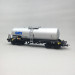 Wagon-citerne 4 essieux, échelles latérales, argent, GATX, Ep. VI, RIVAROSSI HR6699, HO 1/87