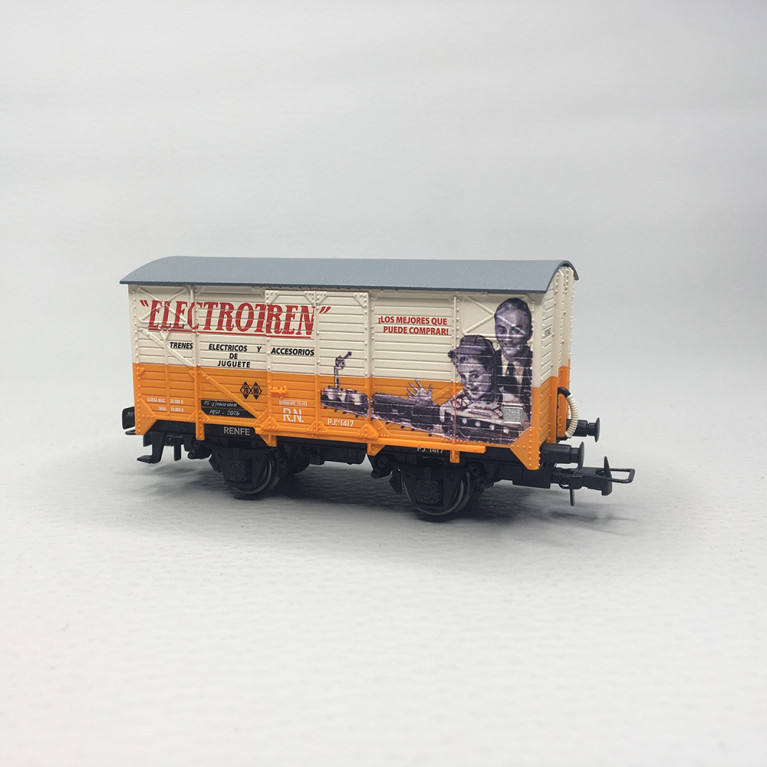 Wagon couvert type J, "75e anniversaire Electrotren", R.N., Ep. III, ELECTROTREN HE6093, HO 1/87